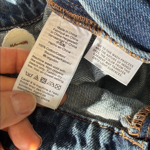 Madewell size small denim overalls - Picture 8 of 9